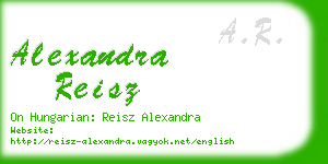 alexandra reisz business card